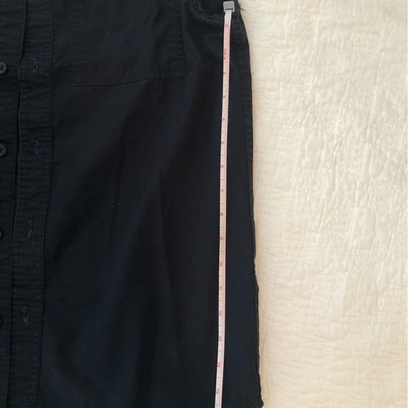 HARLEY DAVIDSON BLACK DENIM RAW EDGE - GUC - Picture 9 of 10